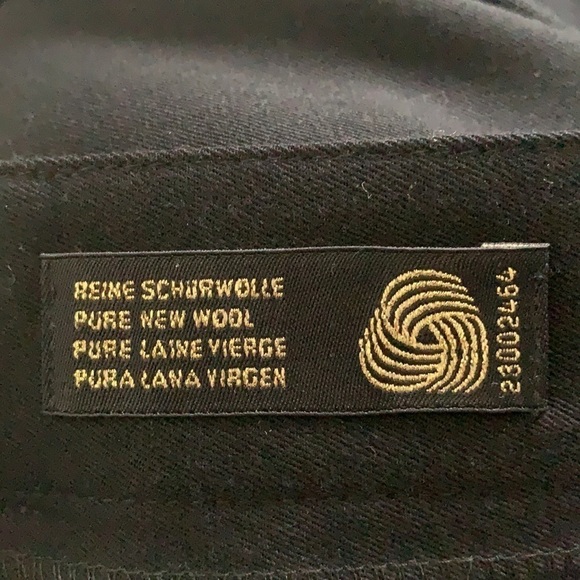 Vintage🧚♀️Escada By Margaretha Ley Navy Blue 100% Pure Wool Pants Size 38 - Picture 12 of 15